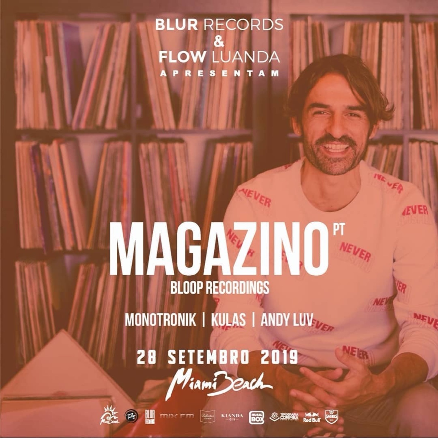 Flow Luanda flyer featuring KULAS.